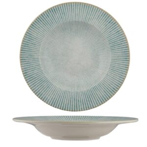 Plate Deep 26cm Paros Aqua