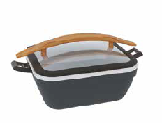 Urban Casserole Glass Lid Square Grey 4.5 L